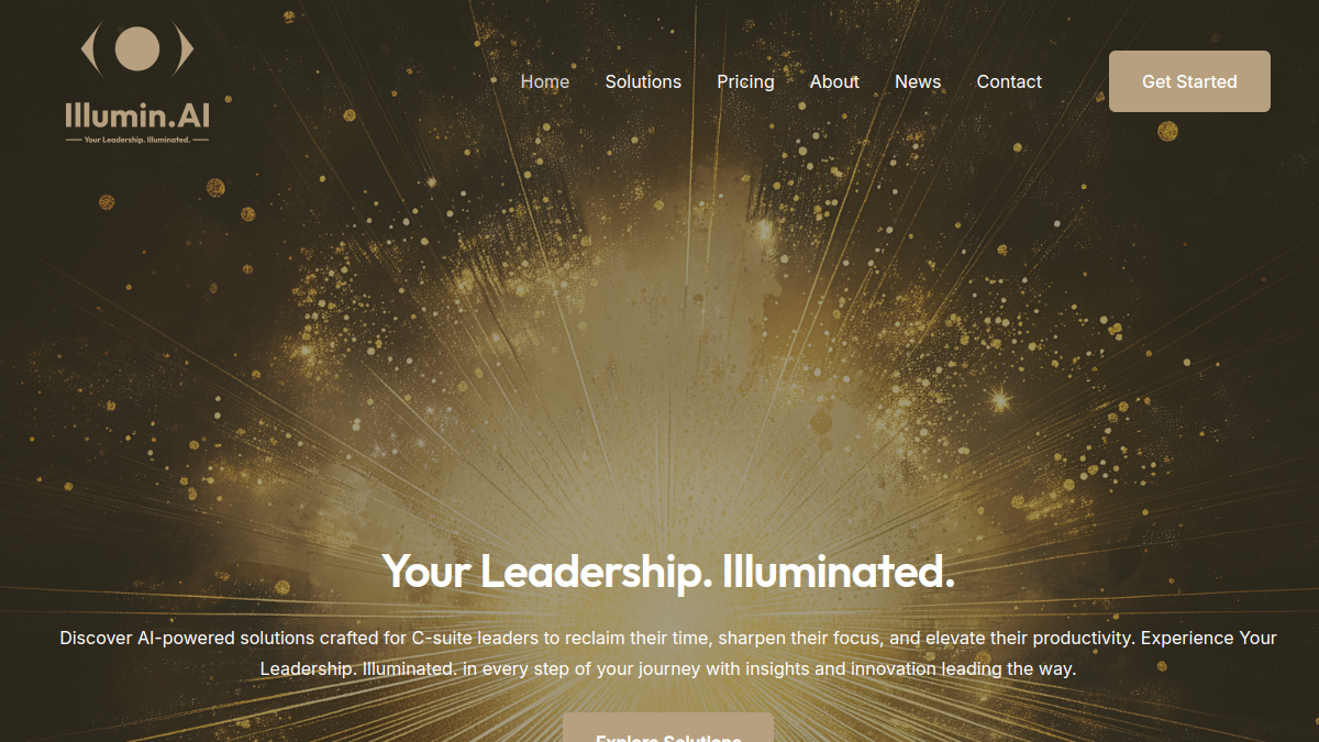 IlluminAI homepage