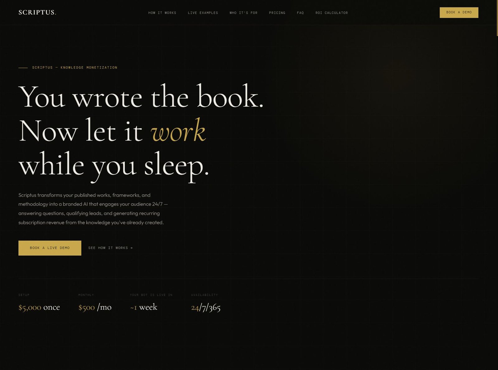 Scriptus platform